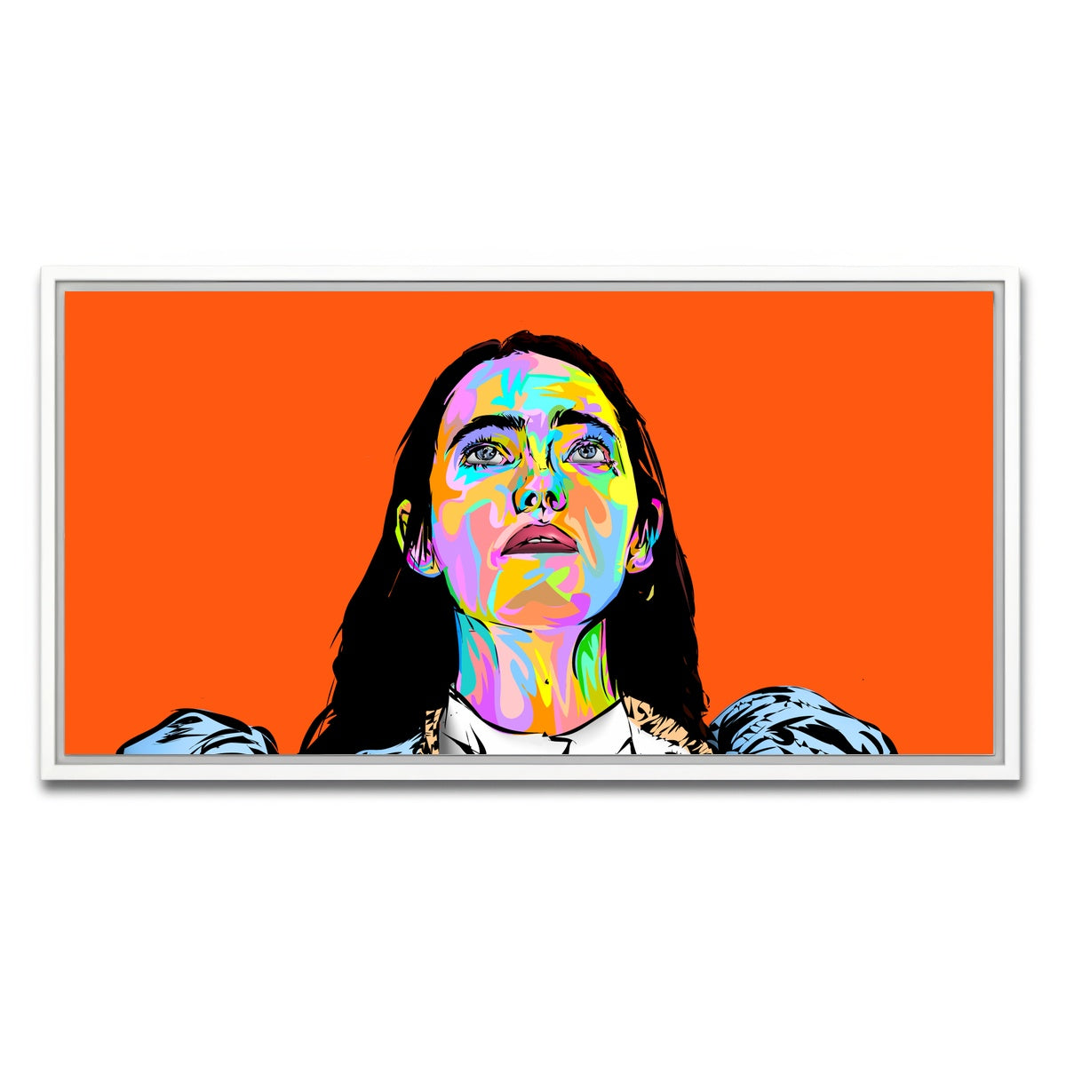 AUTO-MOCKUP WHITE | Poor Things Bella | 1 Piece | White Framed Canvas | group=2x1