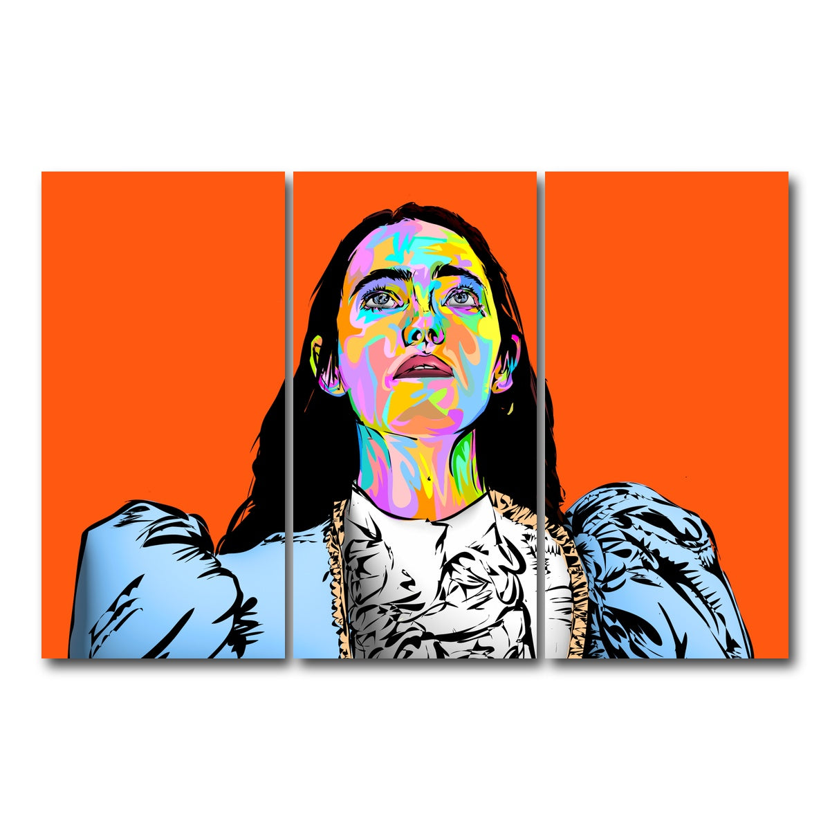 AUTO-MOCKUP WHITE | Poor Things Bella | 3 Piece | Gallery Wrap Canvas | group=12x24