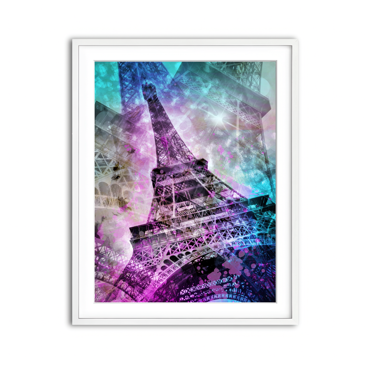 Framed Print 3x4 White
