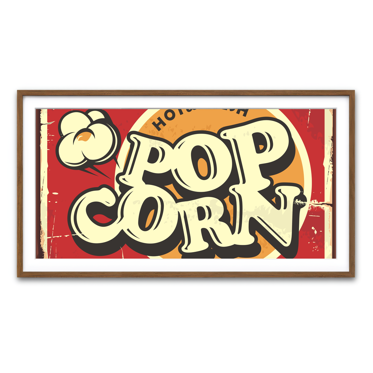 Framed Print 2x1 Walnut