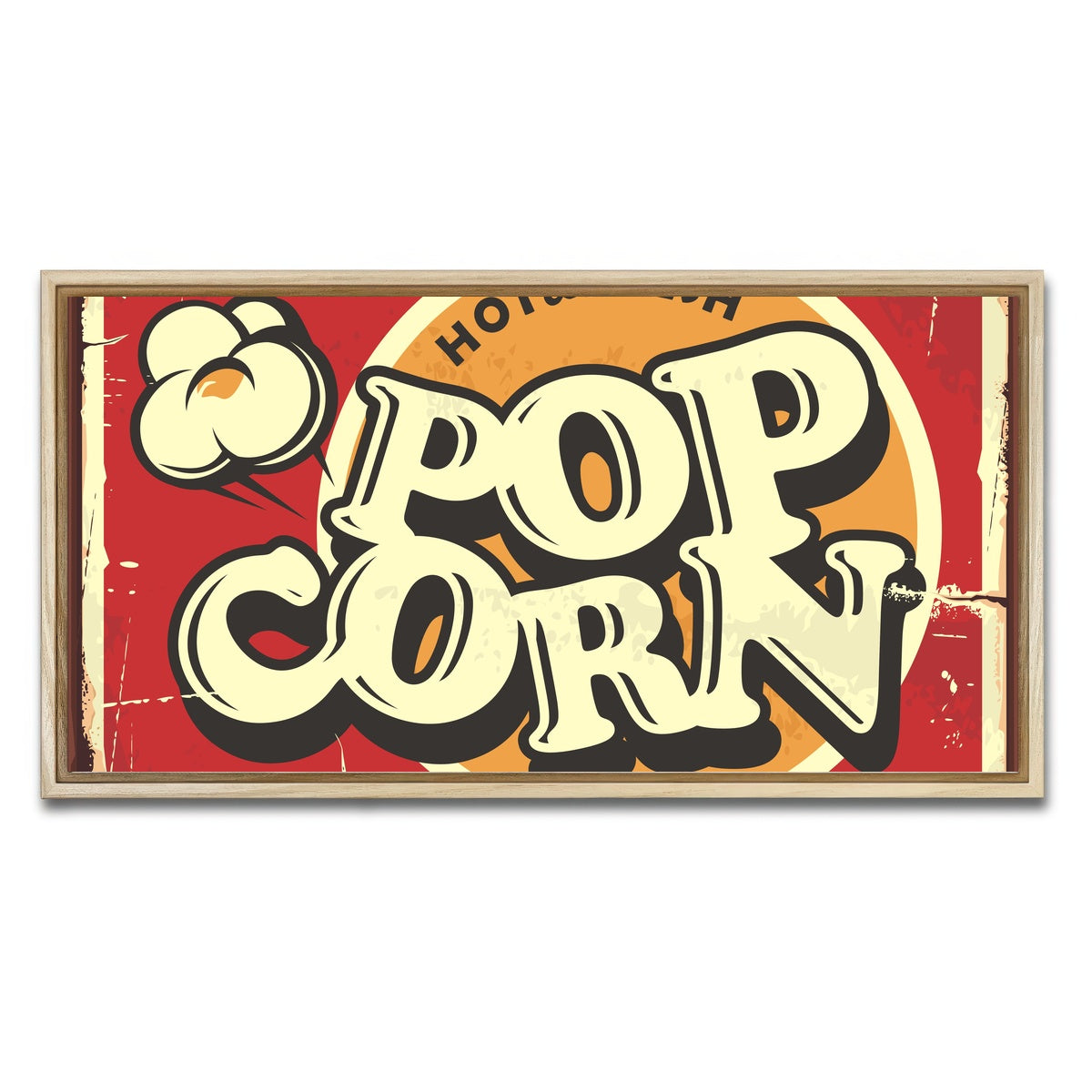 AUTO-MOCKUP WHITE | Pop Corn | 1 Piece | Natural Framed Canvas | group=2x1