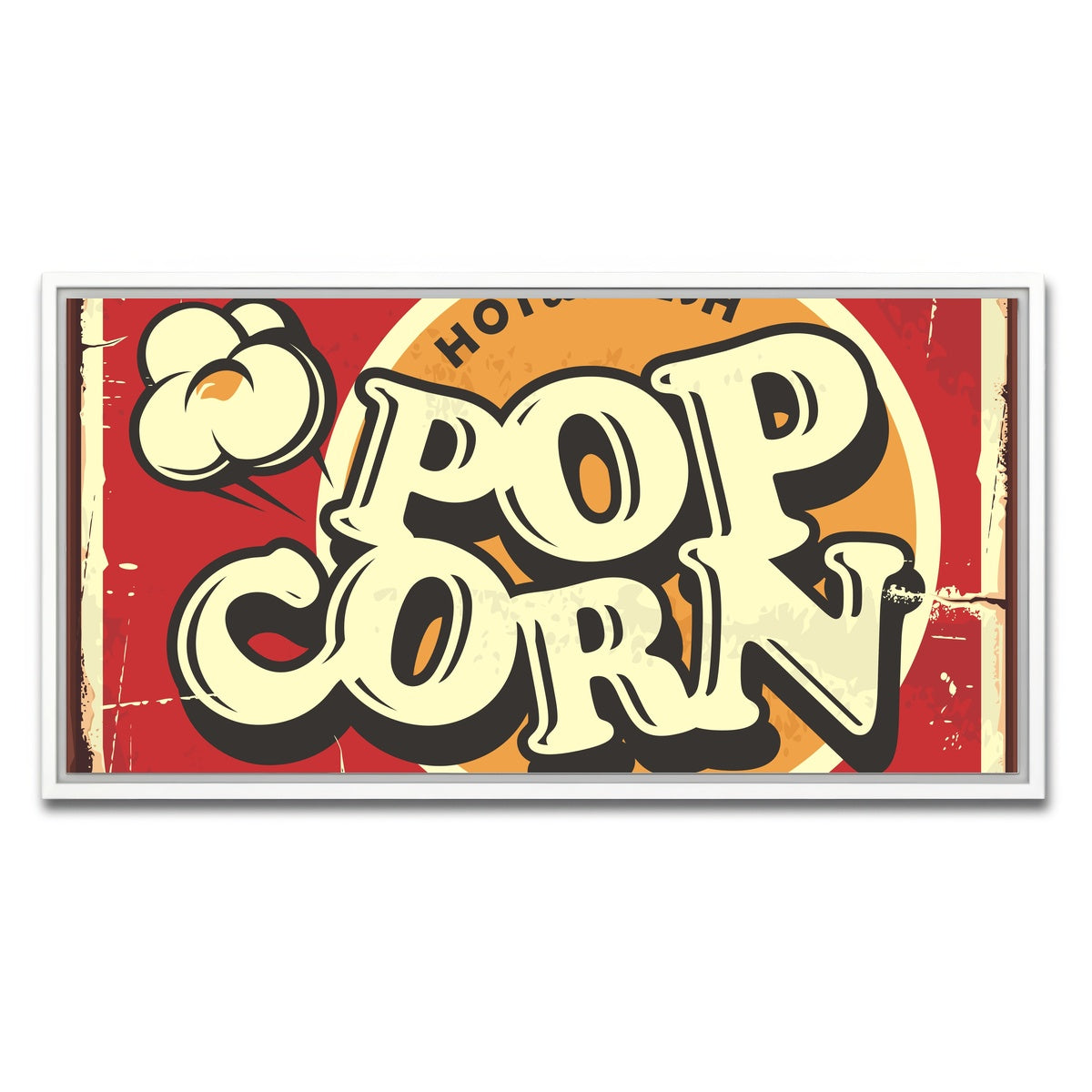AUTO-MOCKUP WHITE | Pop Corn | 1 Piece | White Framed Canvas | group=2x1