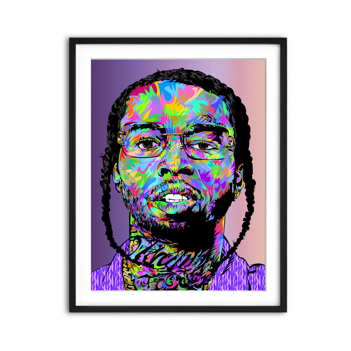 Framed Print 3x4 Black