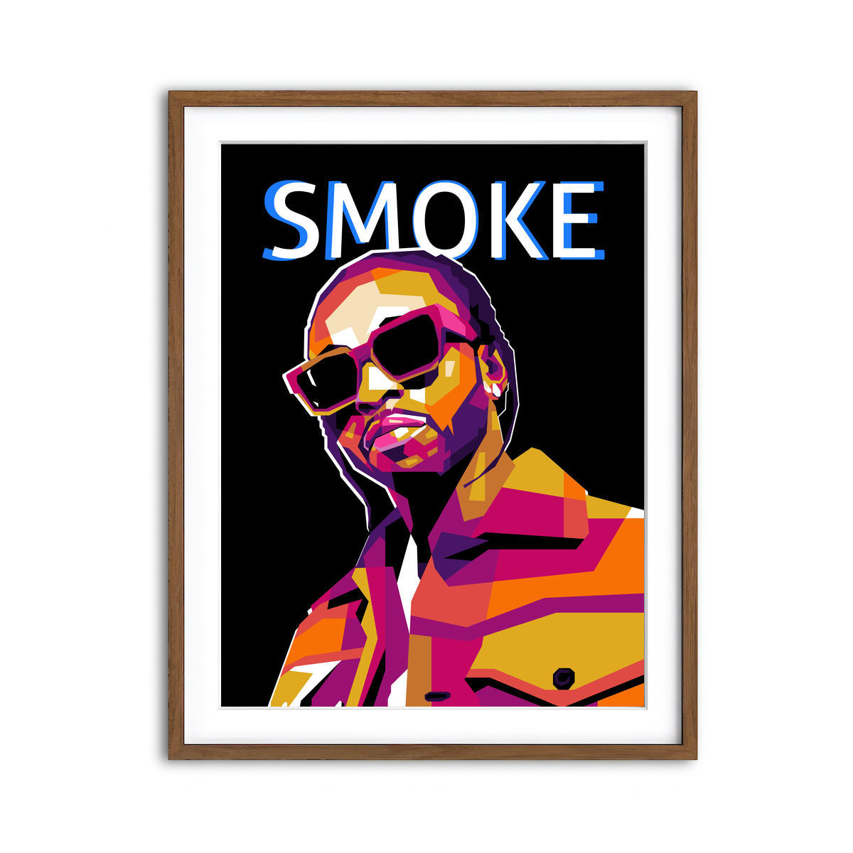 Framed Print 3x4 Walnut