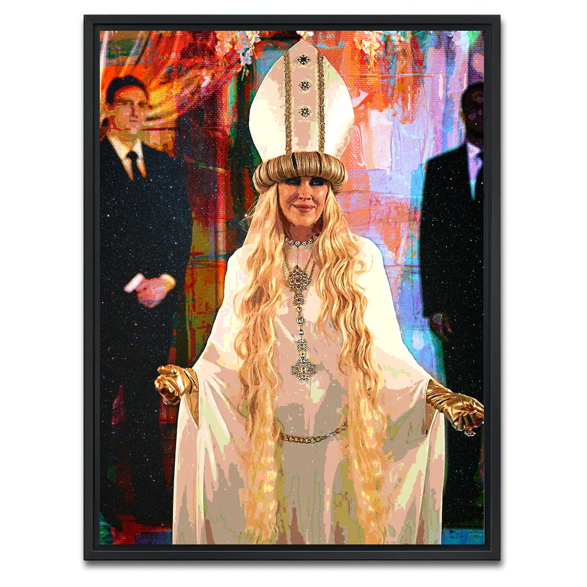 AUTO-MOCKUP WHITE | Pope Moira | 1 Piece | Black Framed Canvas | group=3x4
