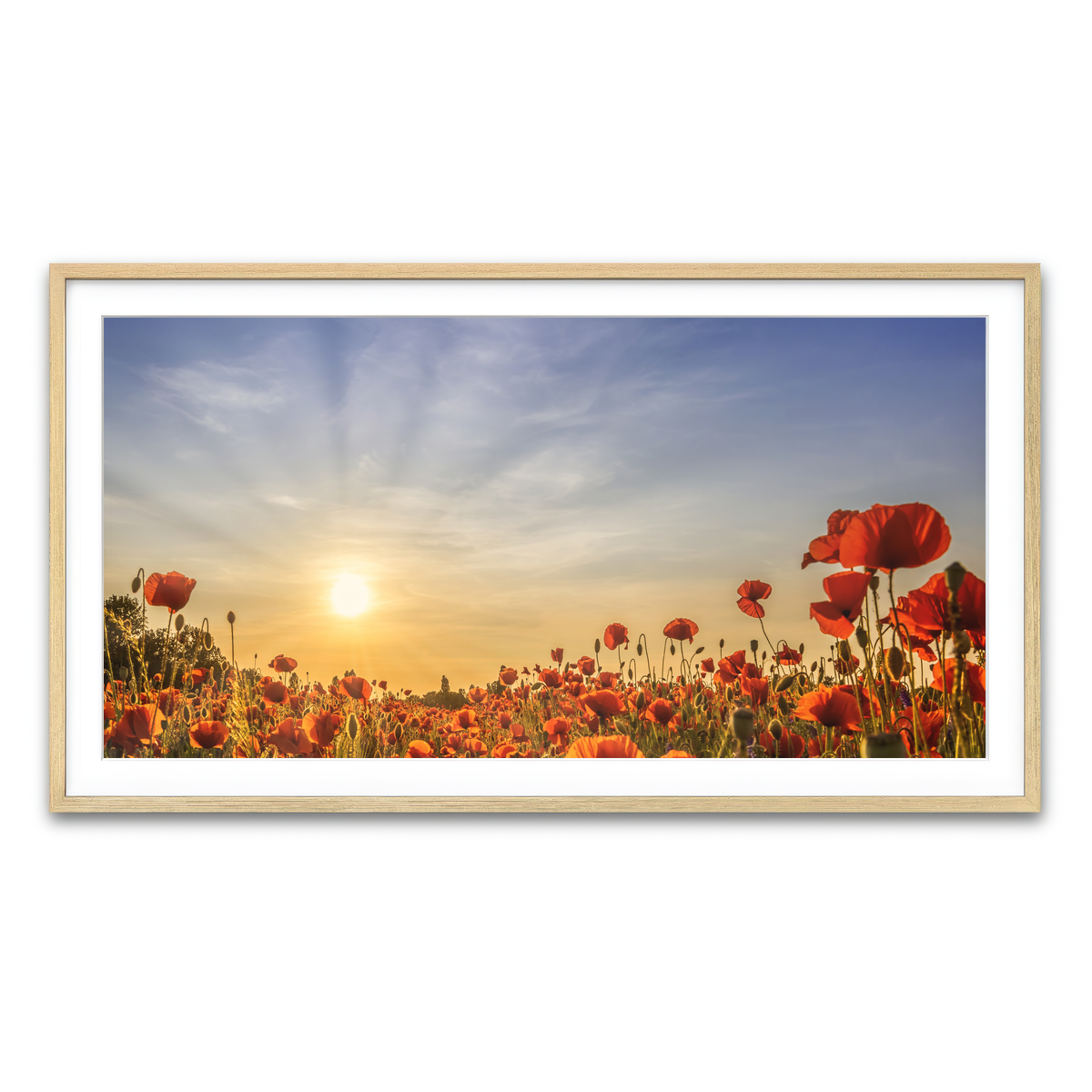 Framed Print 2x1 Natural