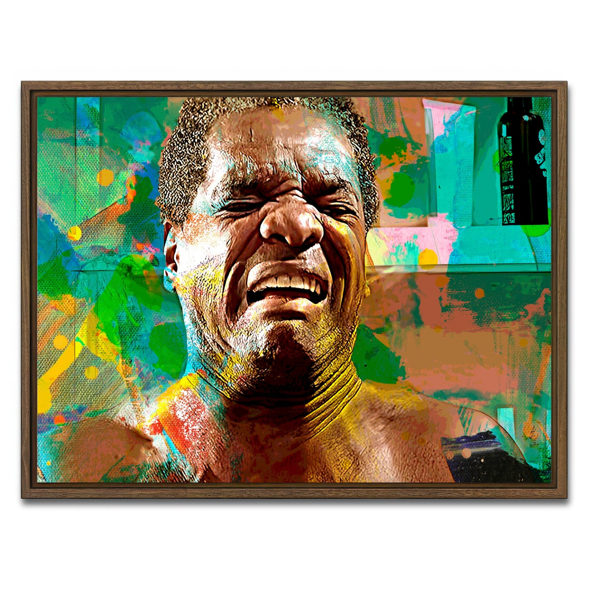 AUTO-MOCKUP WHITE | Pops | 1 Piece | Walnut Framed Canvas | group=4x3