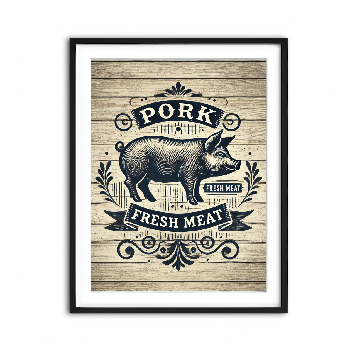 Framed Print 3x4 Black