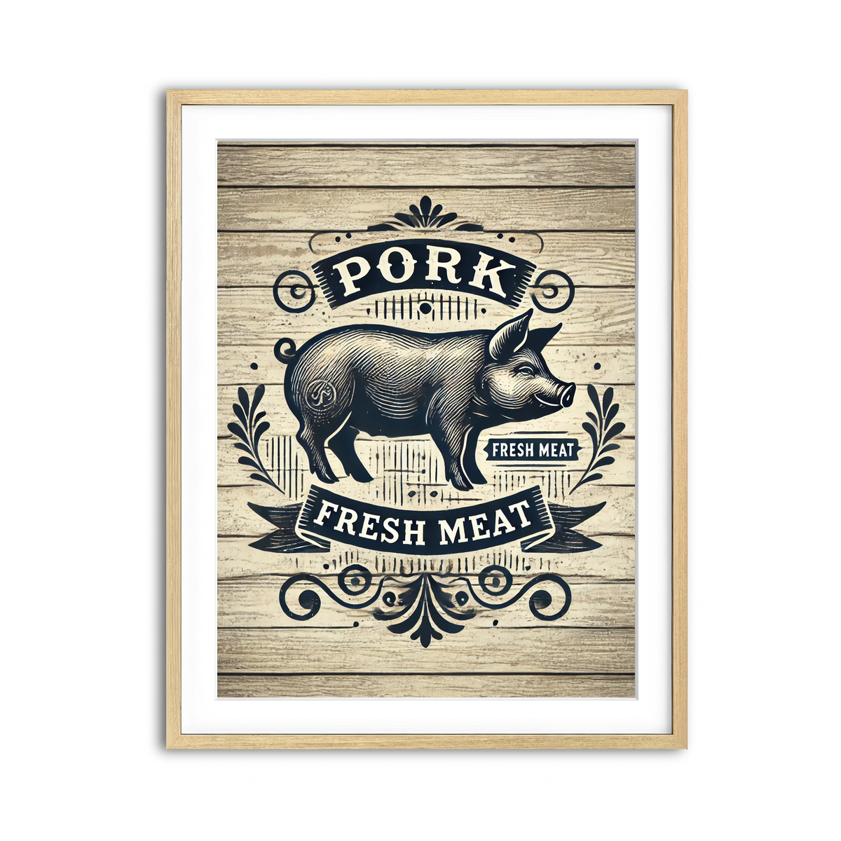 Framed Print 3x4 Natural