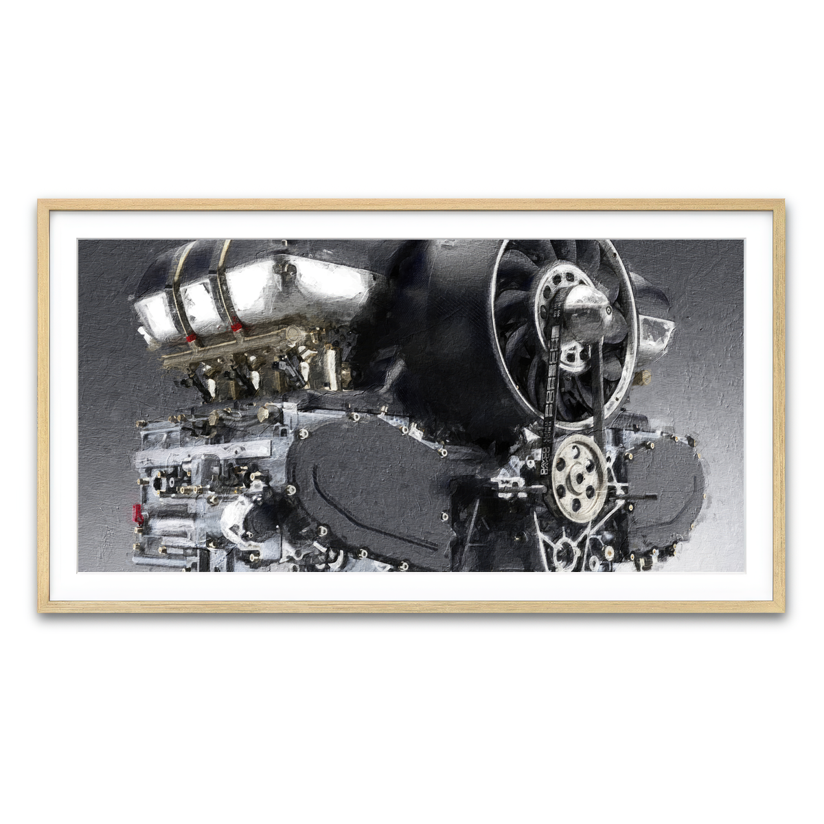 Framed Print 2x1 Natural