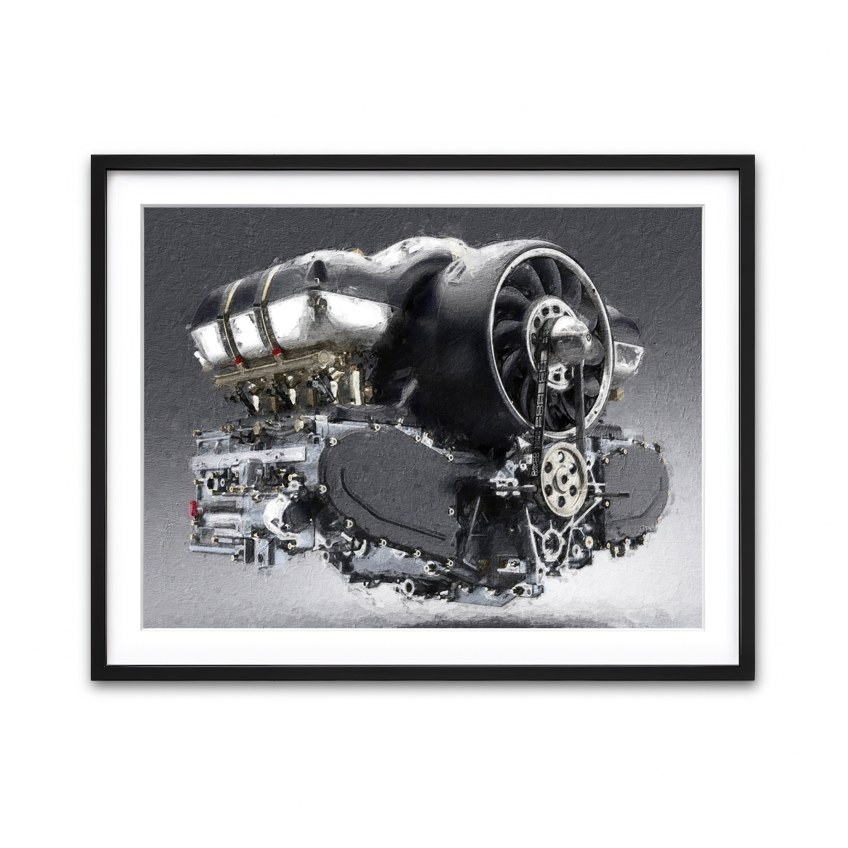 Framed Print 4x3 Black