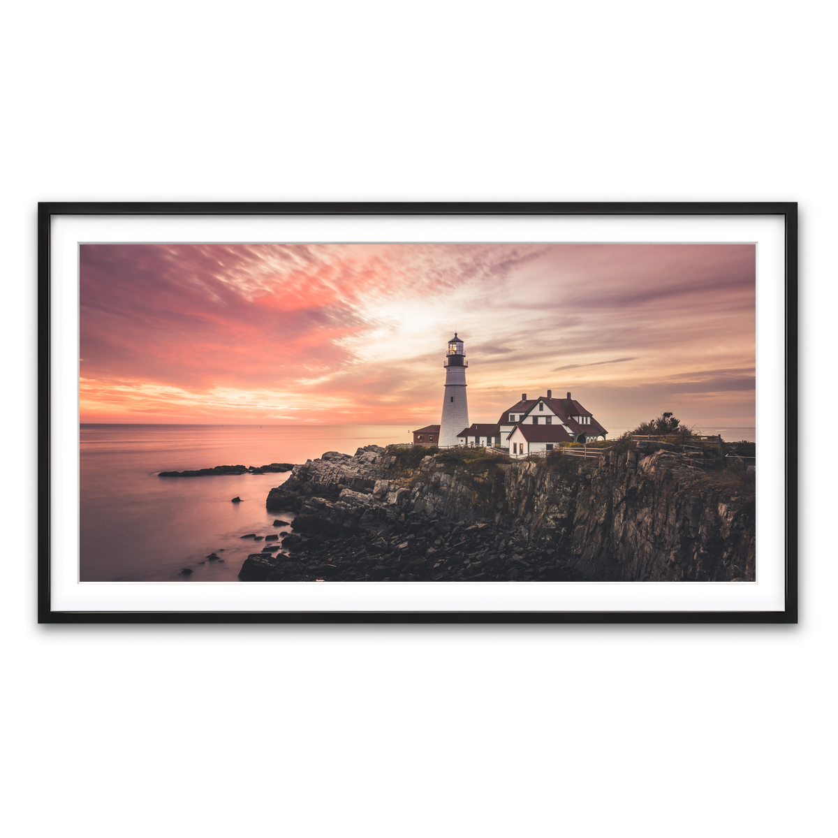Framed Print 2x1 Black