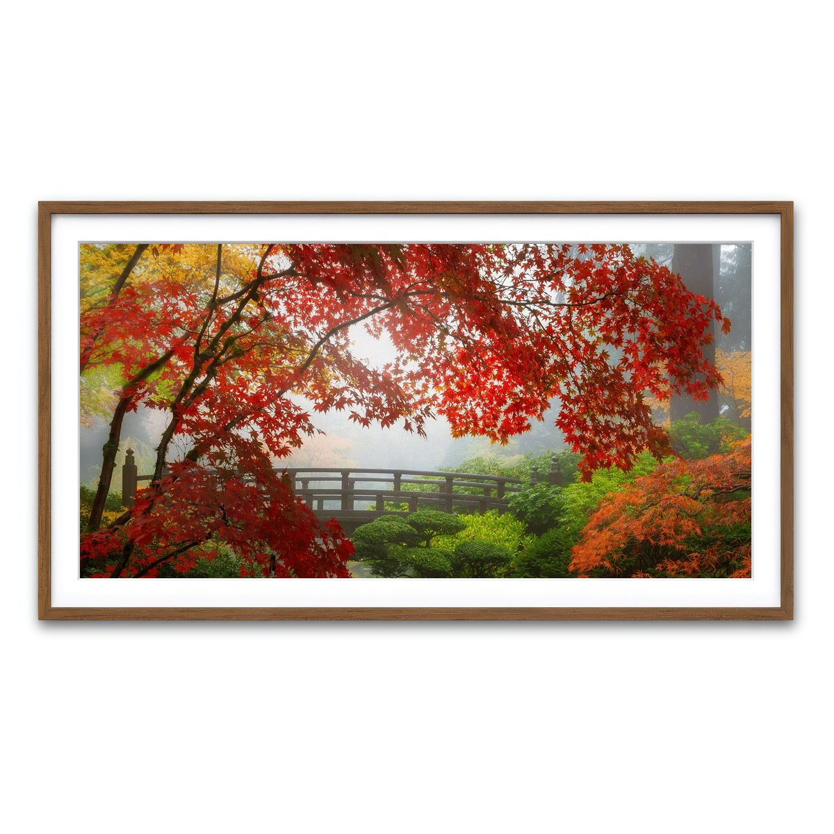 Framed Print 2x1 Walnut