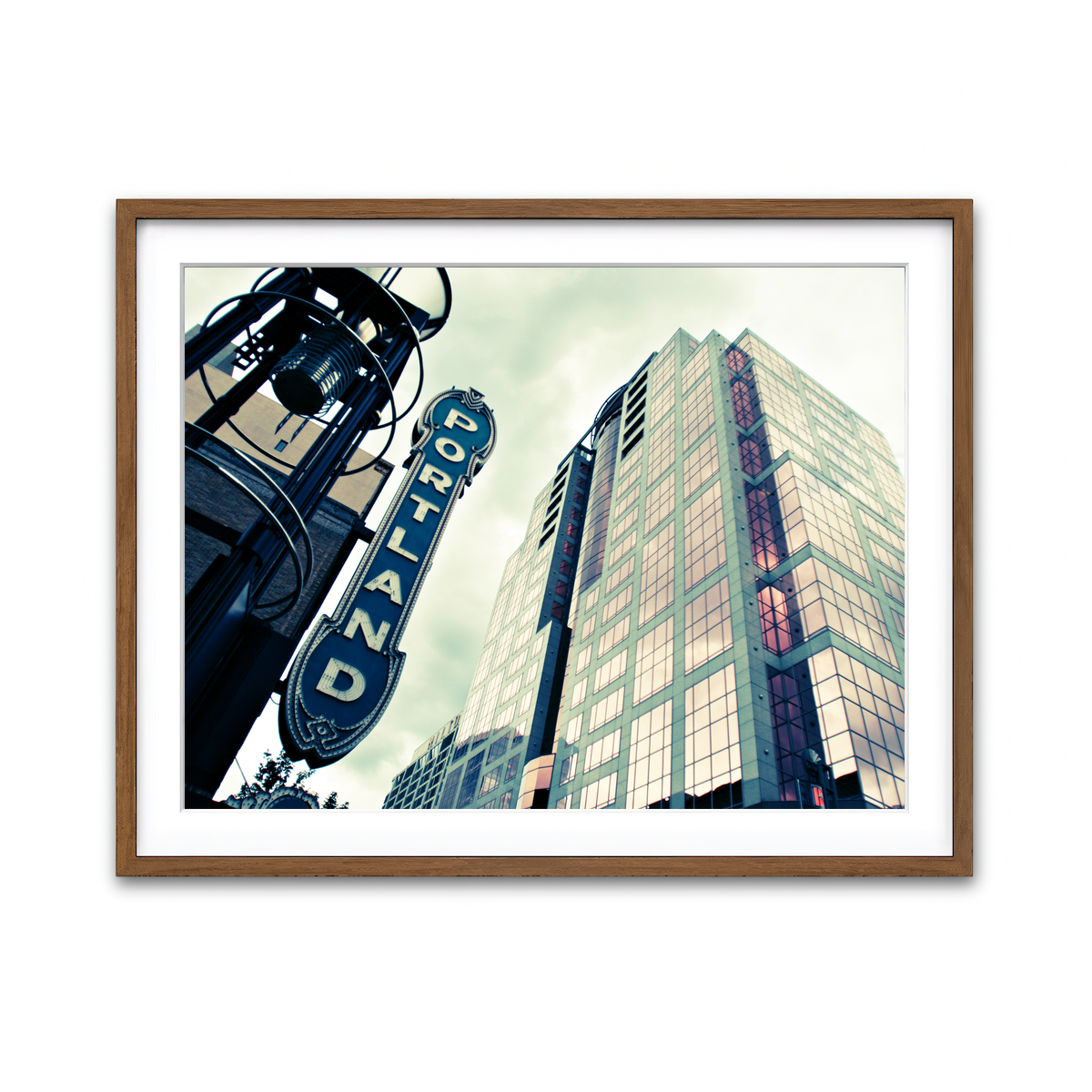 Framed Print 4x3 Walnut