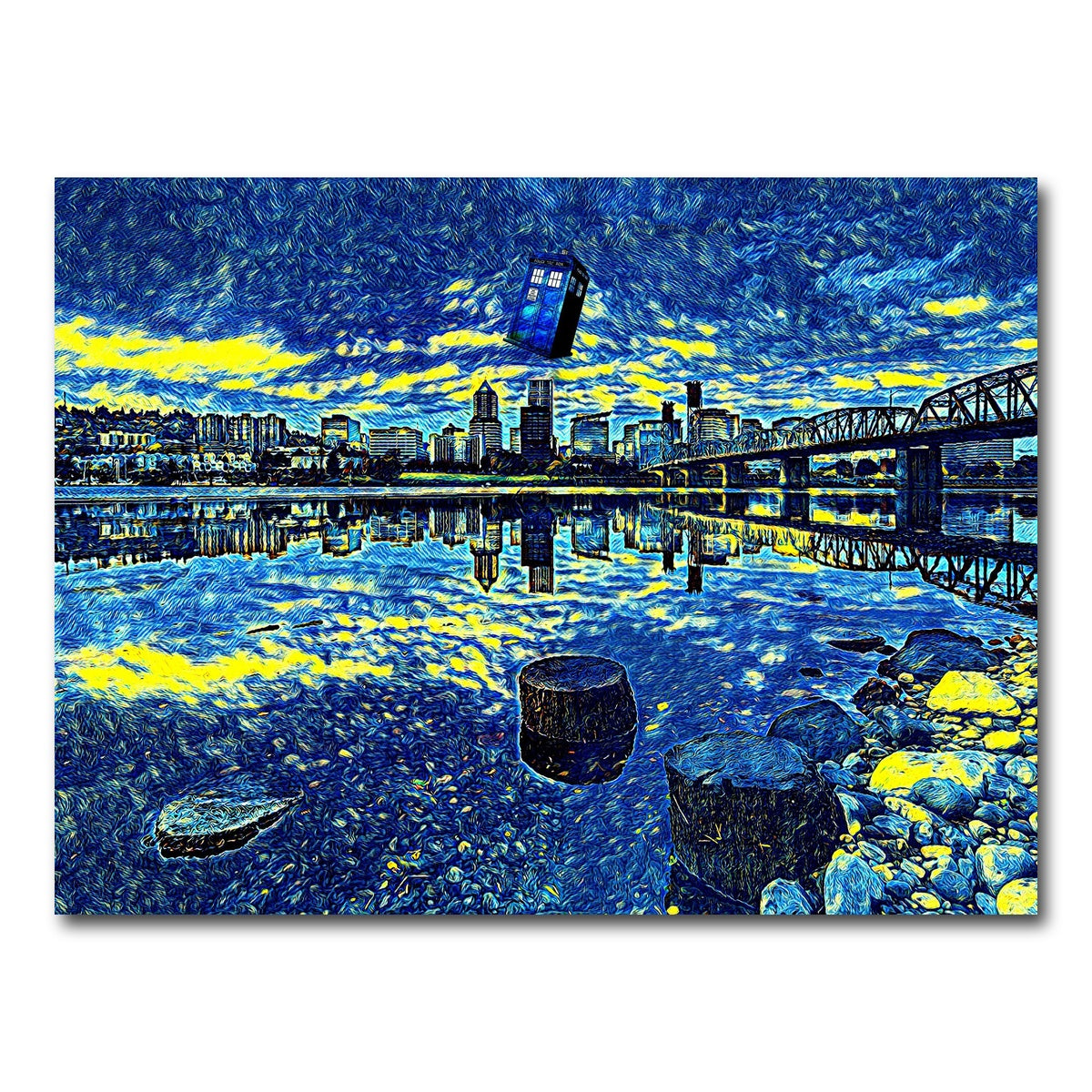 AUTO-MOCKUP WHITE | Portland Who | 1 Piece | Gallery Wrap Canvas | group=4x3