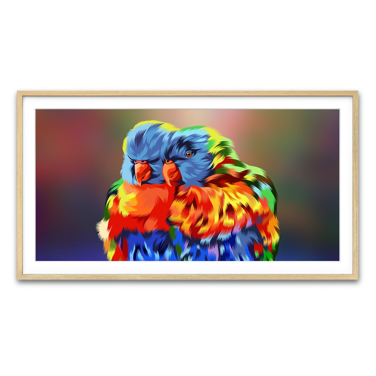 Framed Print 2x1 Natural