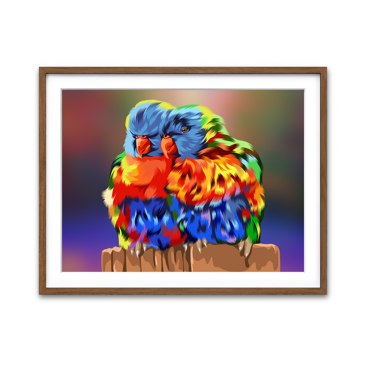 Framed Print 4x3 Walnut