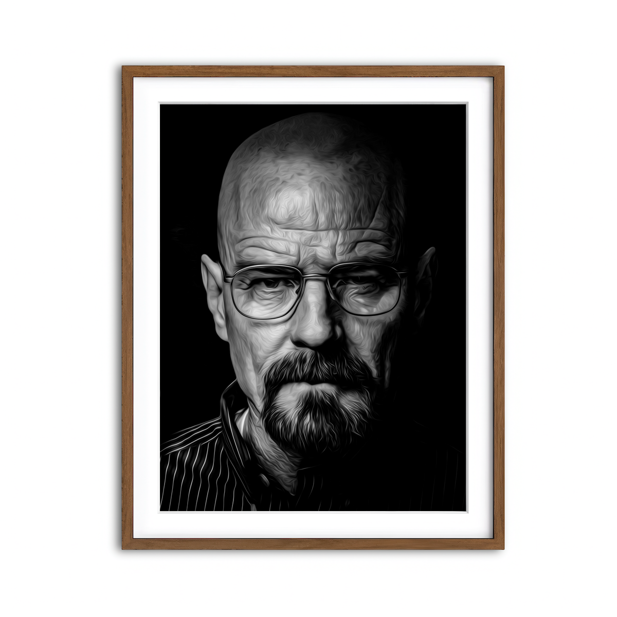 Framed Print 3x4 Walnut