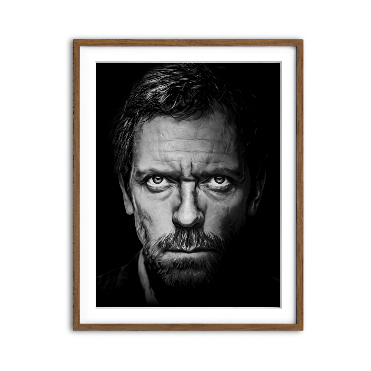 Framed Print 3x4 Walnut