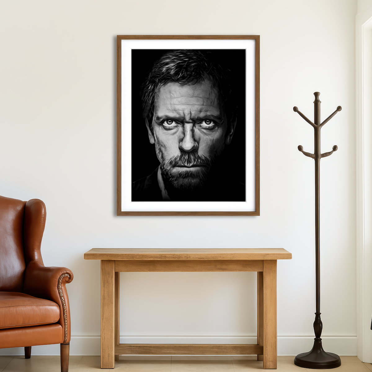 AUTO-MOCKUP ROOM | Portrait Dr House Wall Art