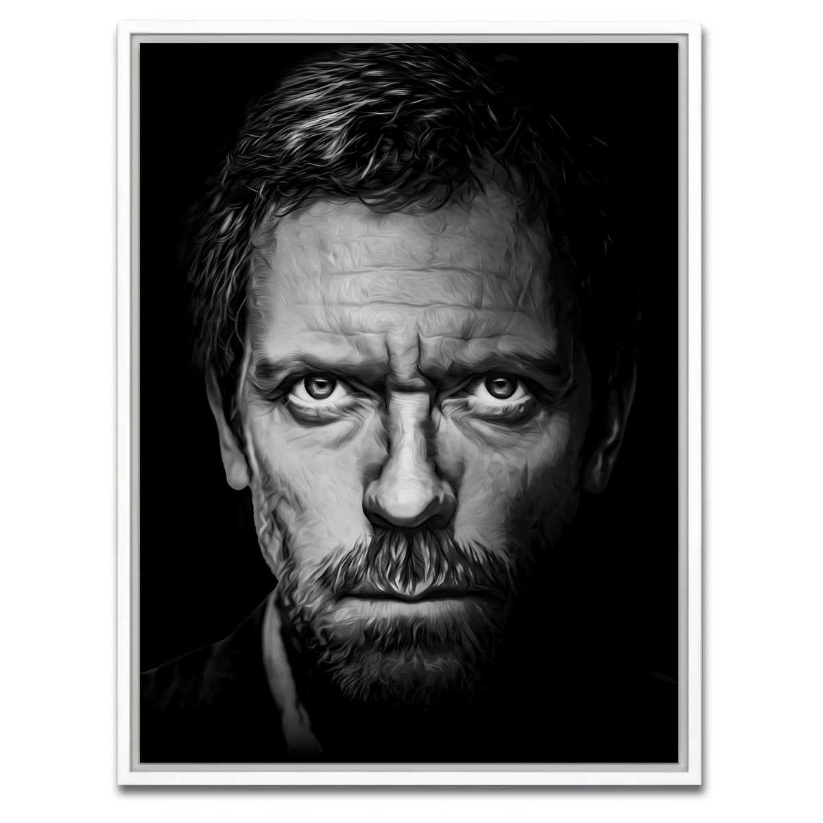 AUTO-MOCKUP WHITE | Portrait dr house | 1 Piece | White Framed Canvas | group=3x4