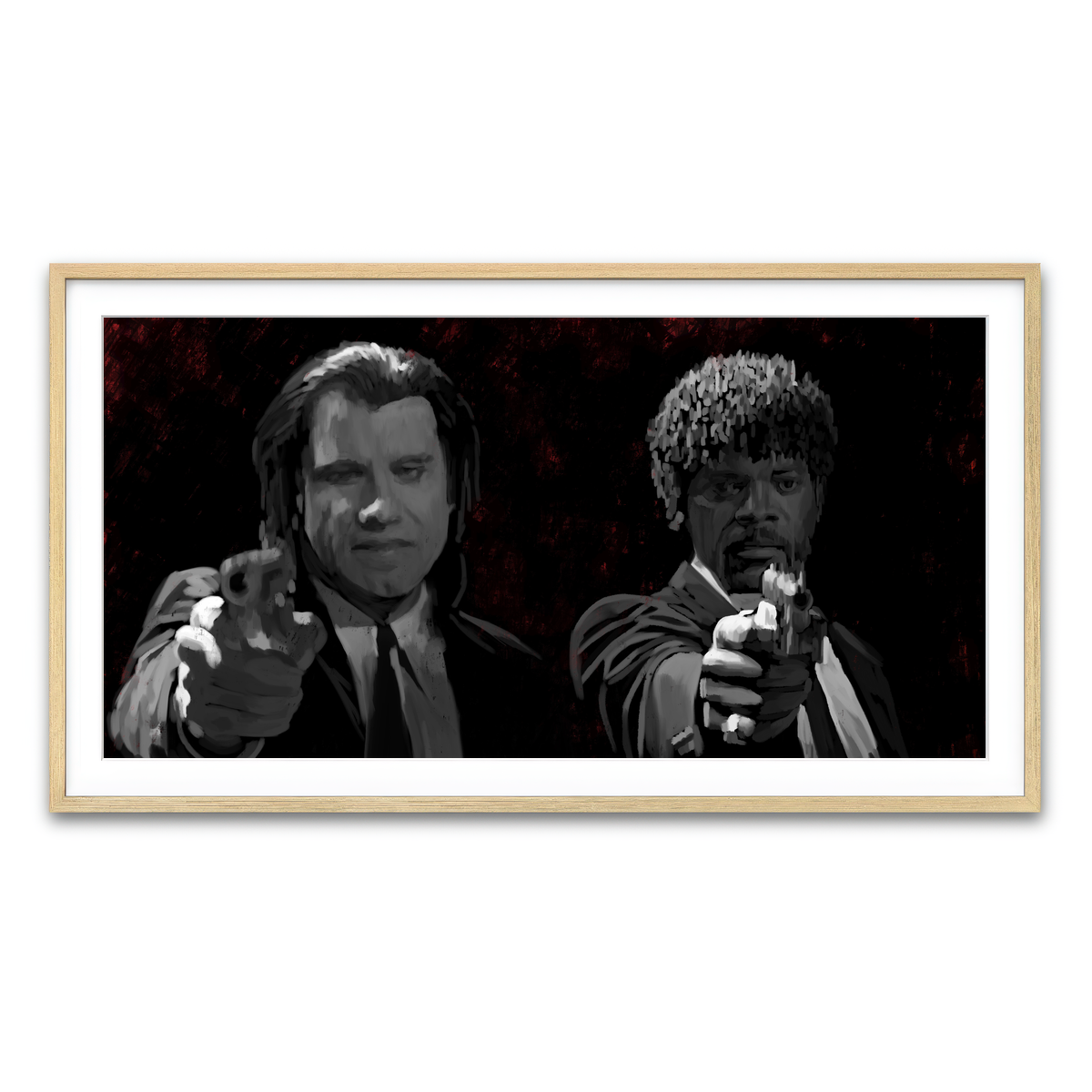 Framed Print 2x1 Natural