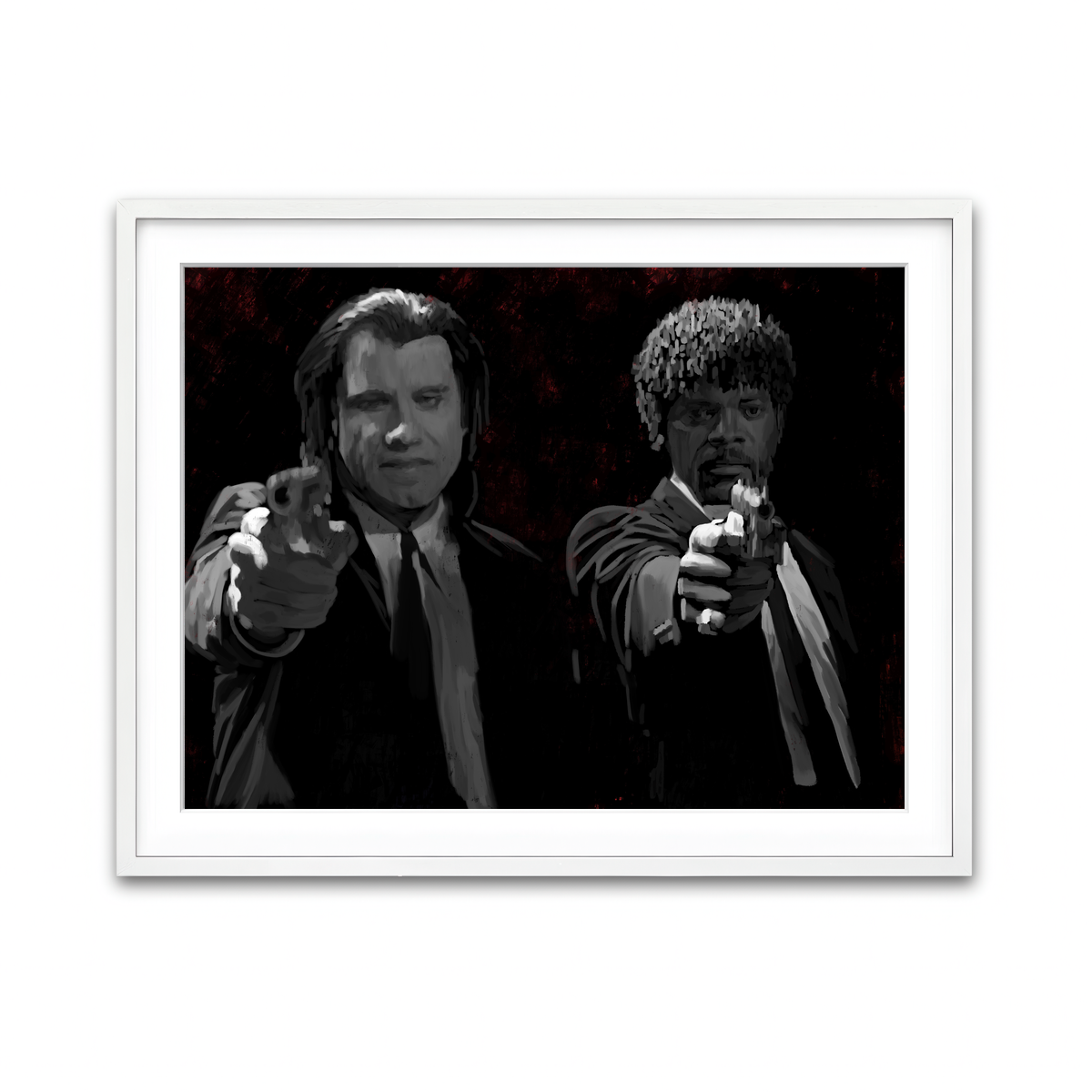 Framed Print 4x3 White