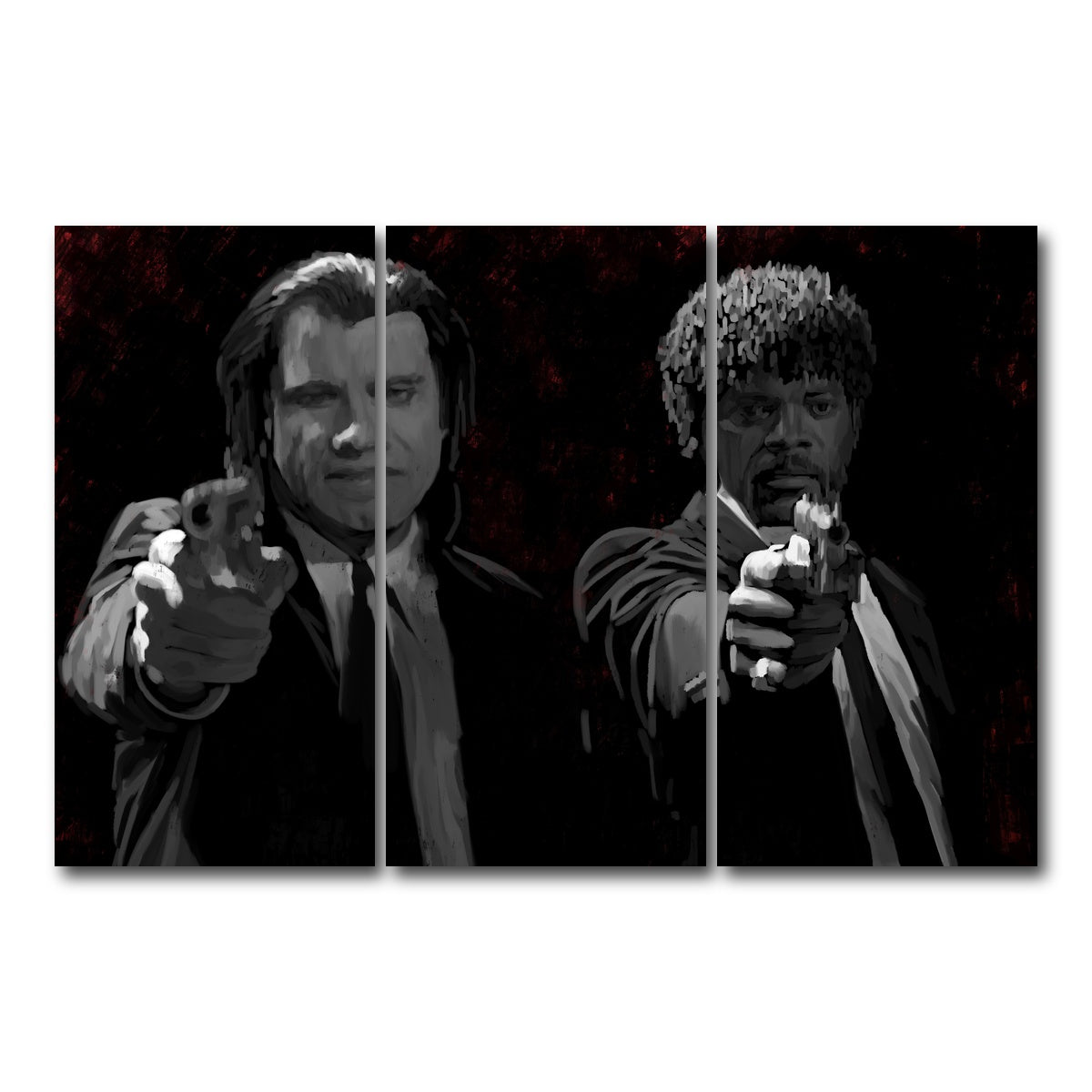 AUTO-MOCKUP WHITE | Portrait of Jules and Vincent | 3 Piece | Gallery Wrap Canvas | group=12x24