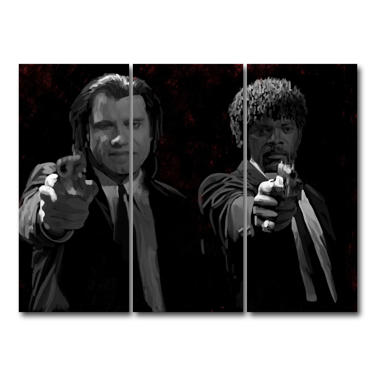 AUTO-MOCKUP WHITE | Portrait of Jules and Vincent | 3 Piece | Gallery Wrap Canvas | group=8x18