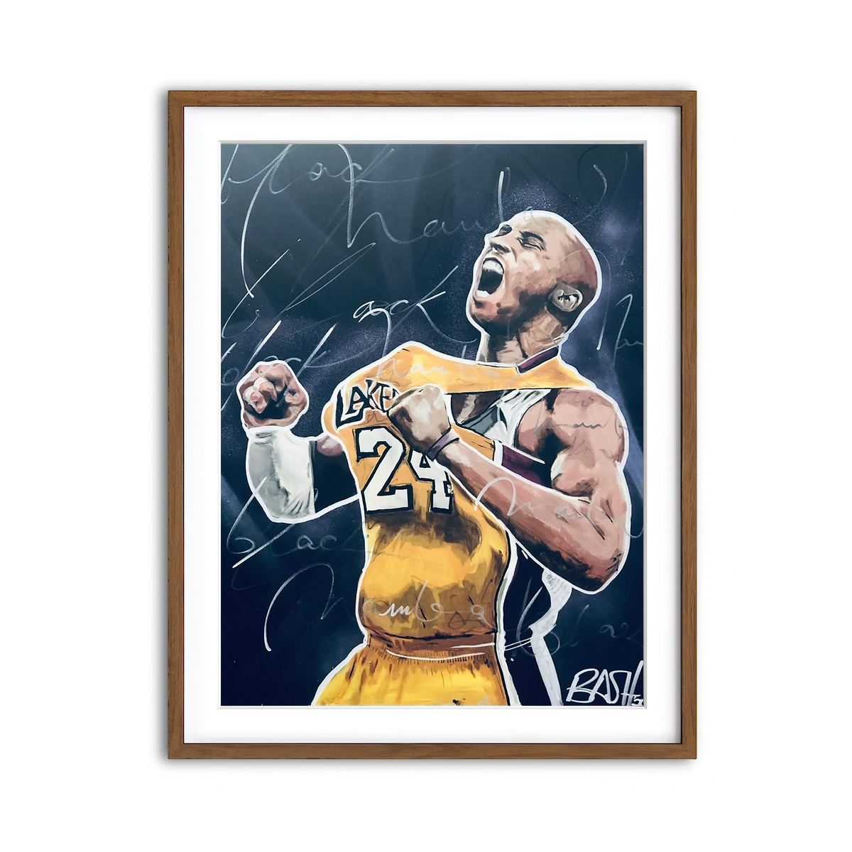 Framed Print 3x4 Walnut