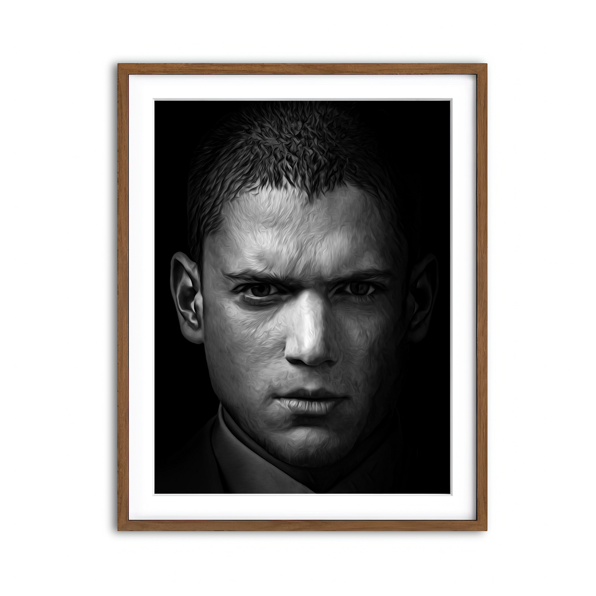 Framed Print 3x4 Walnut