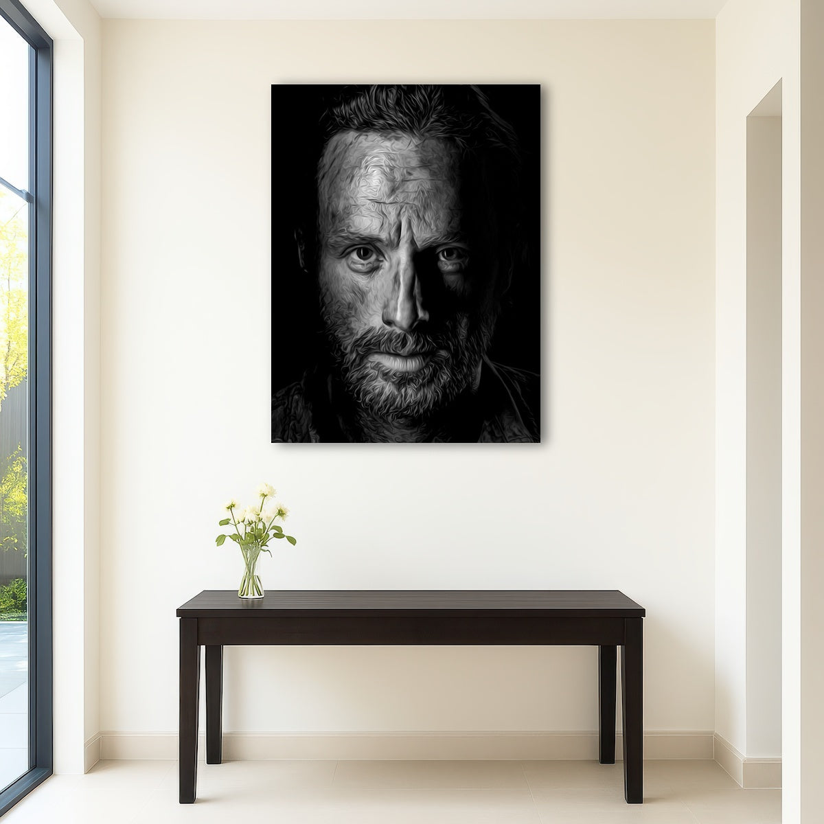 AUTO-MOCKUP ROOM | Portrait the walking dead