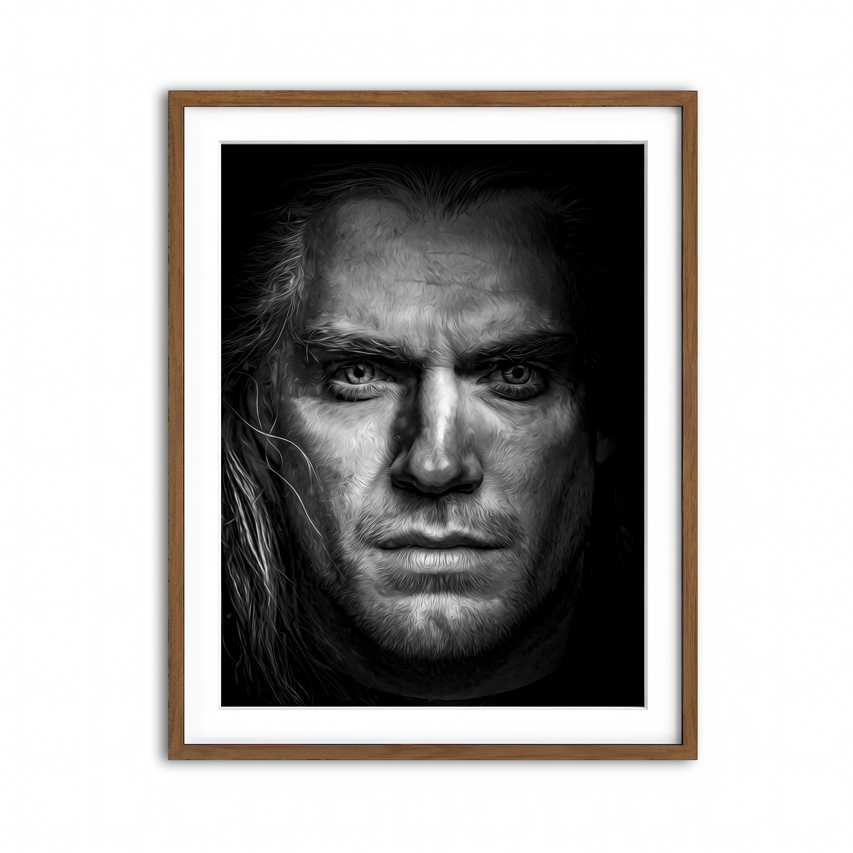 Framed Print 3x4 Walnut