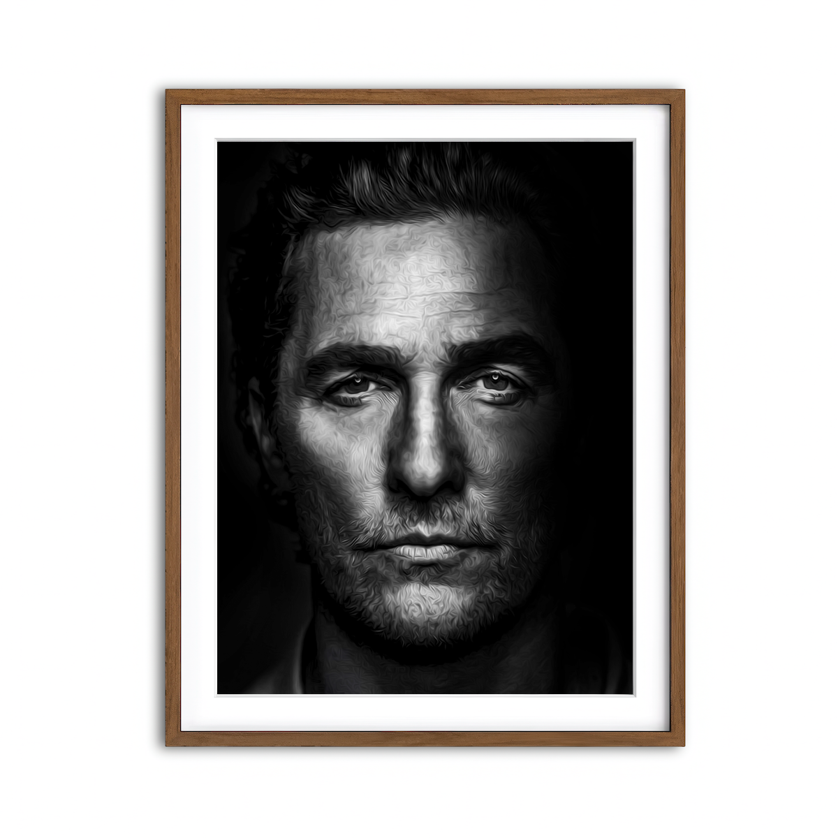 Framed Print 3x4 Walnut