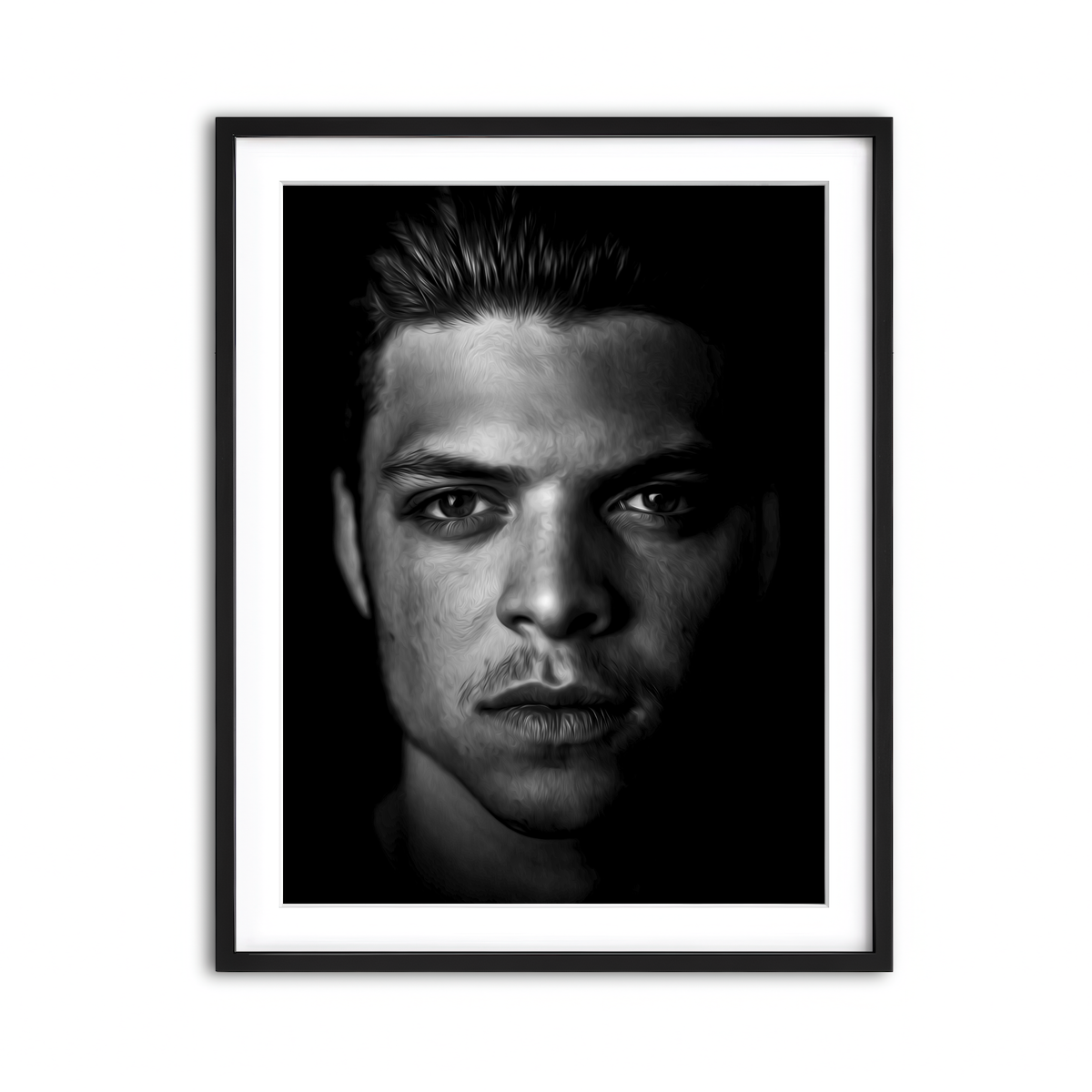 Framed Print 3x4 Black