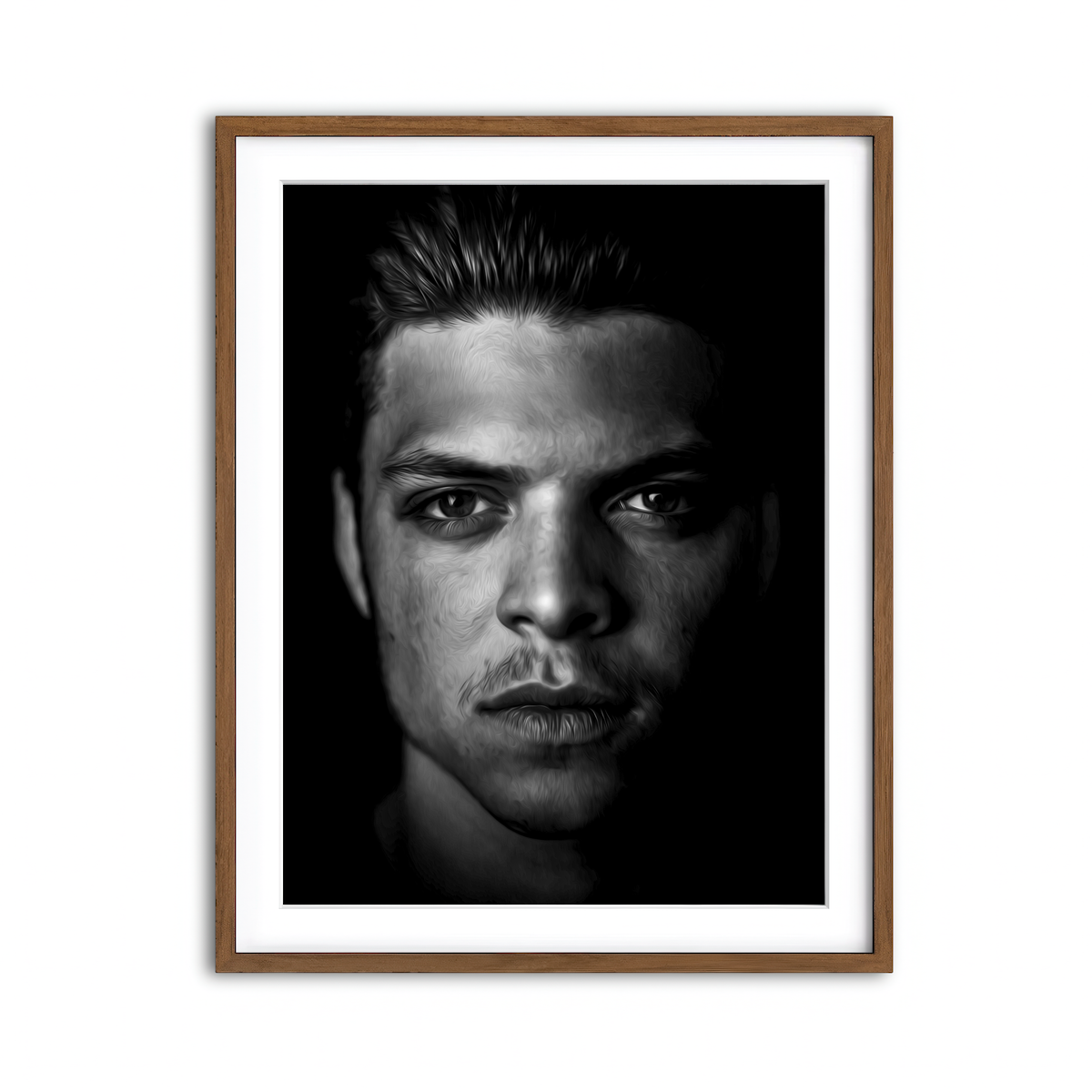 Framed Print 3x4 Walnut