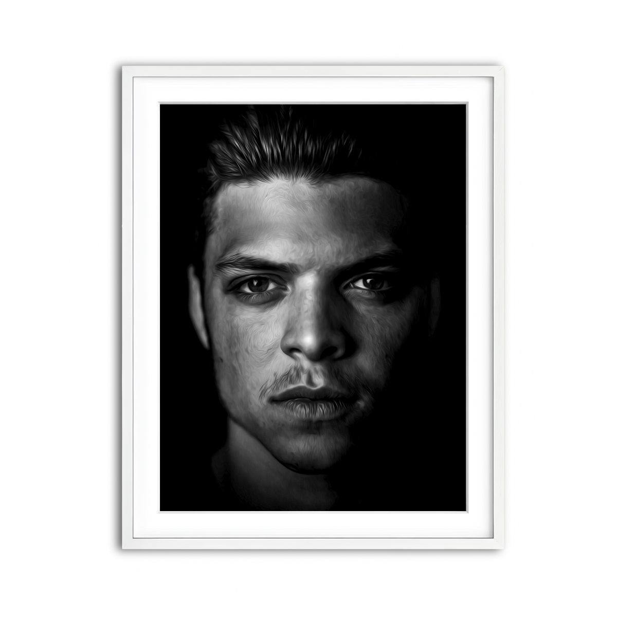 Framed Print 3x4 White