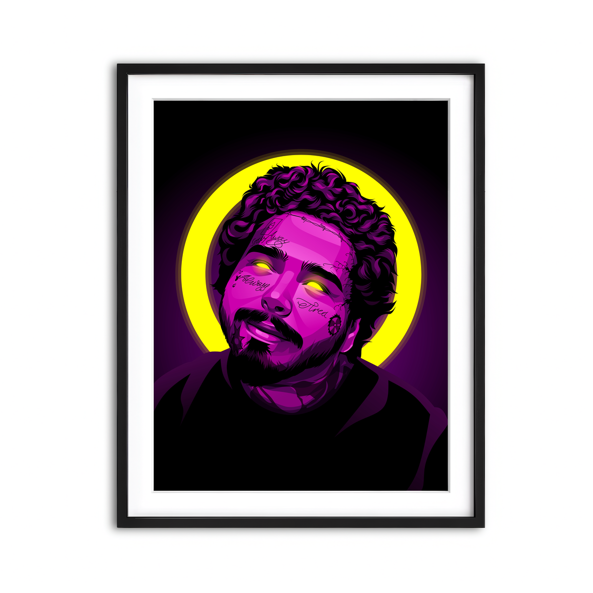 Framed Print 3x4 Black