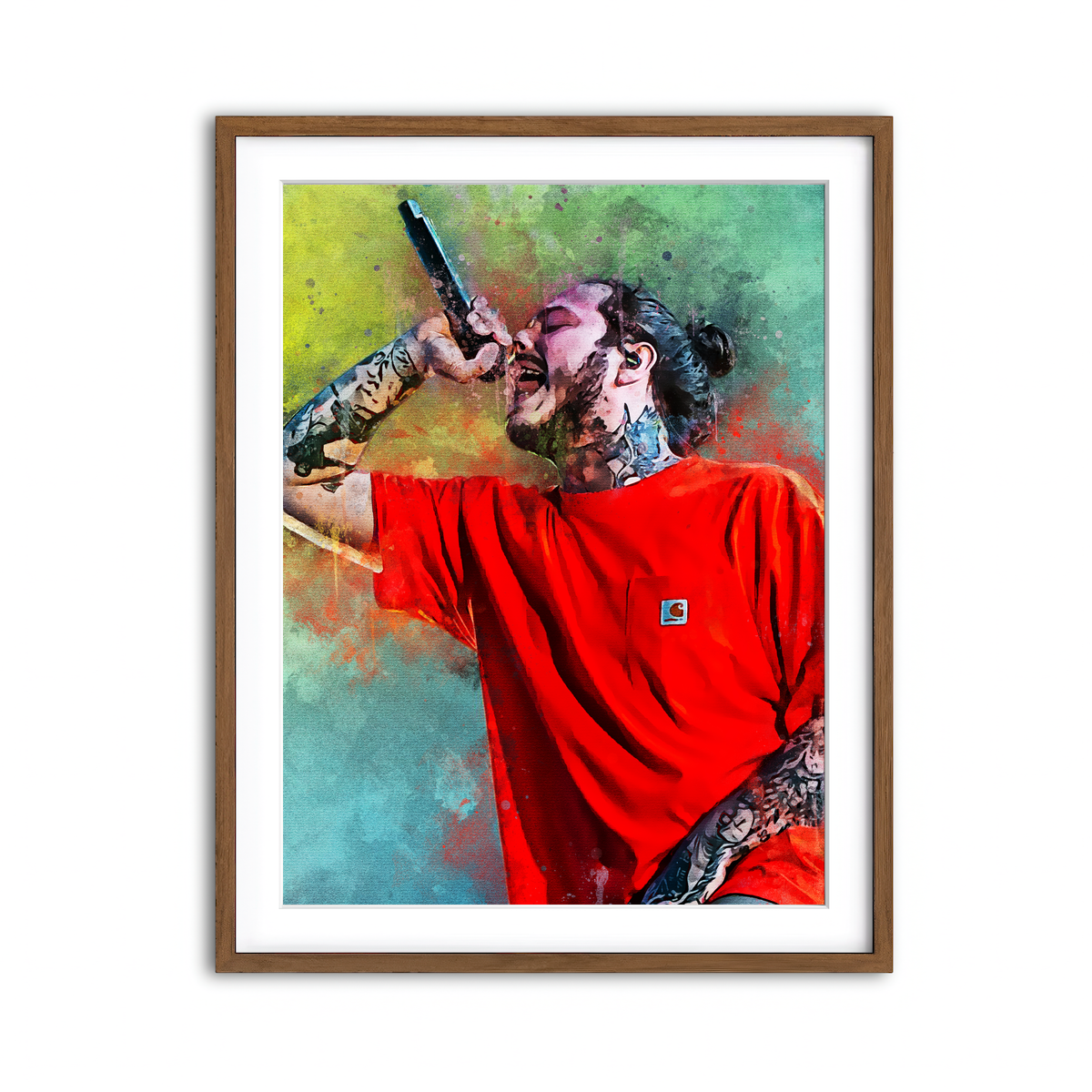 Framed Print 3x4 Walnut