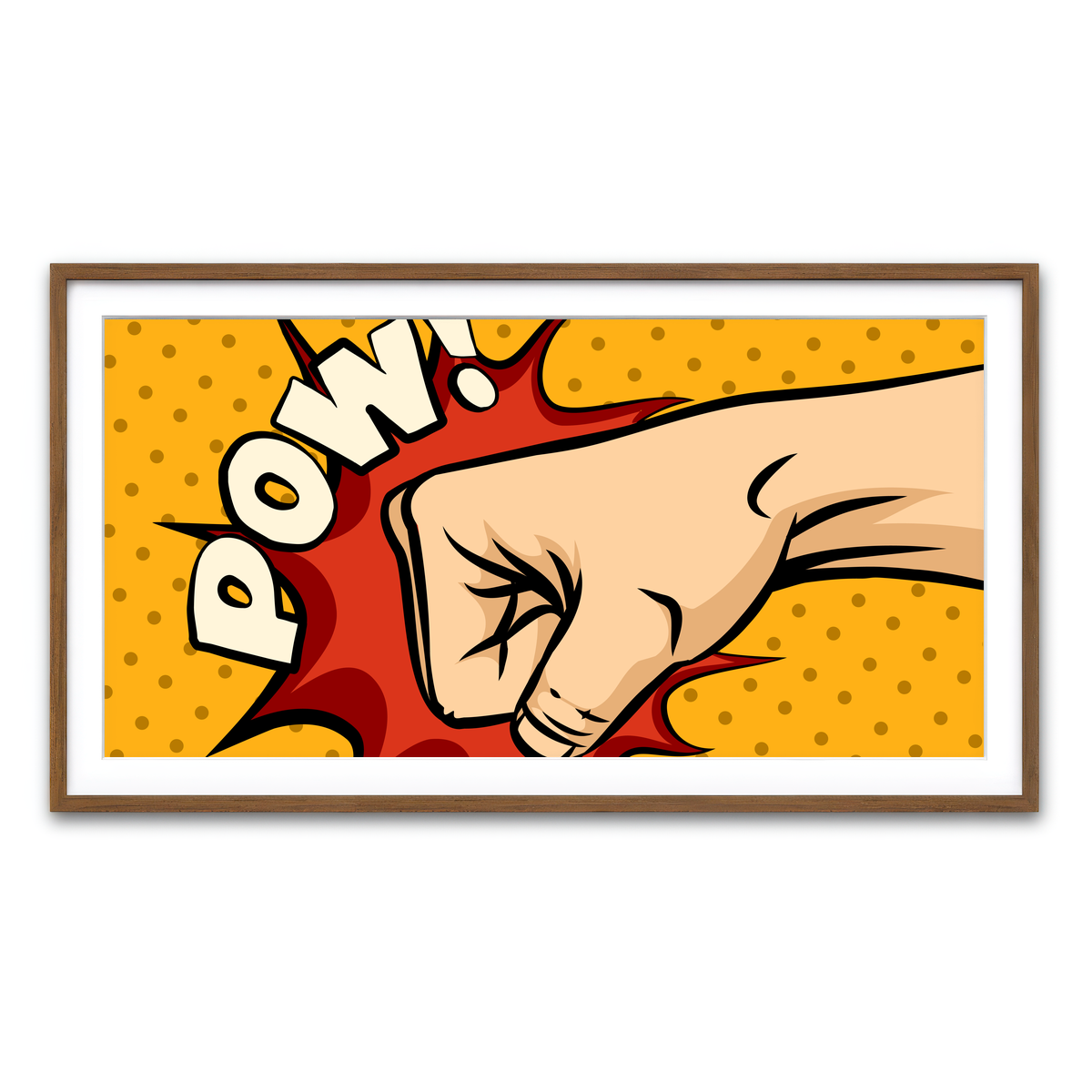 Framed Print 2x1 Walnut