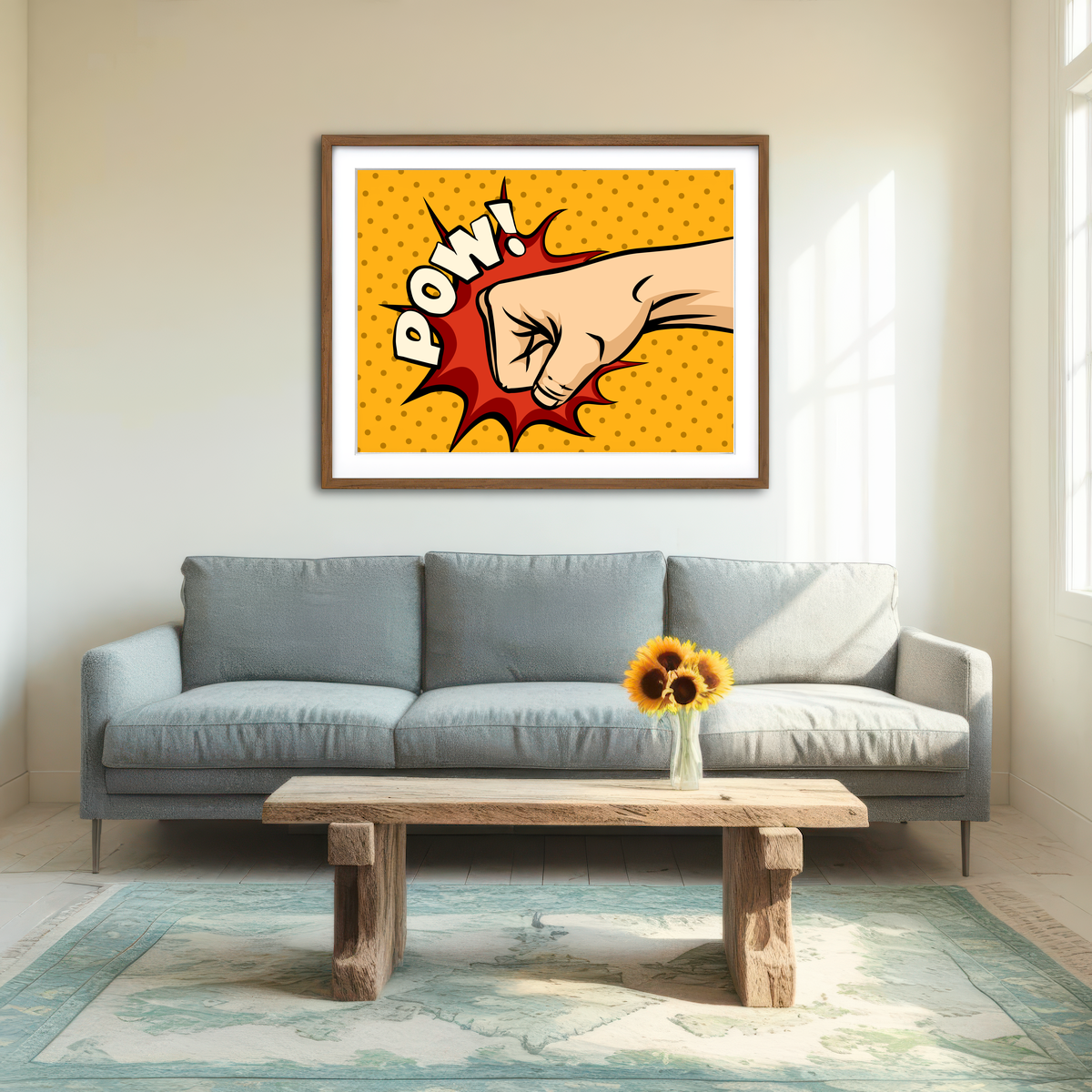 AUTO-MOCKUP ROOM | Pow Wall Art