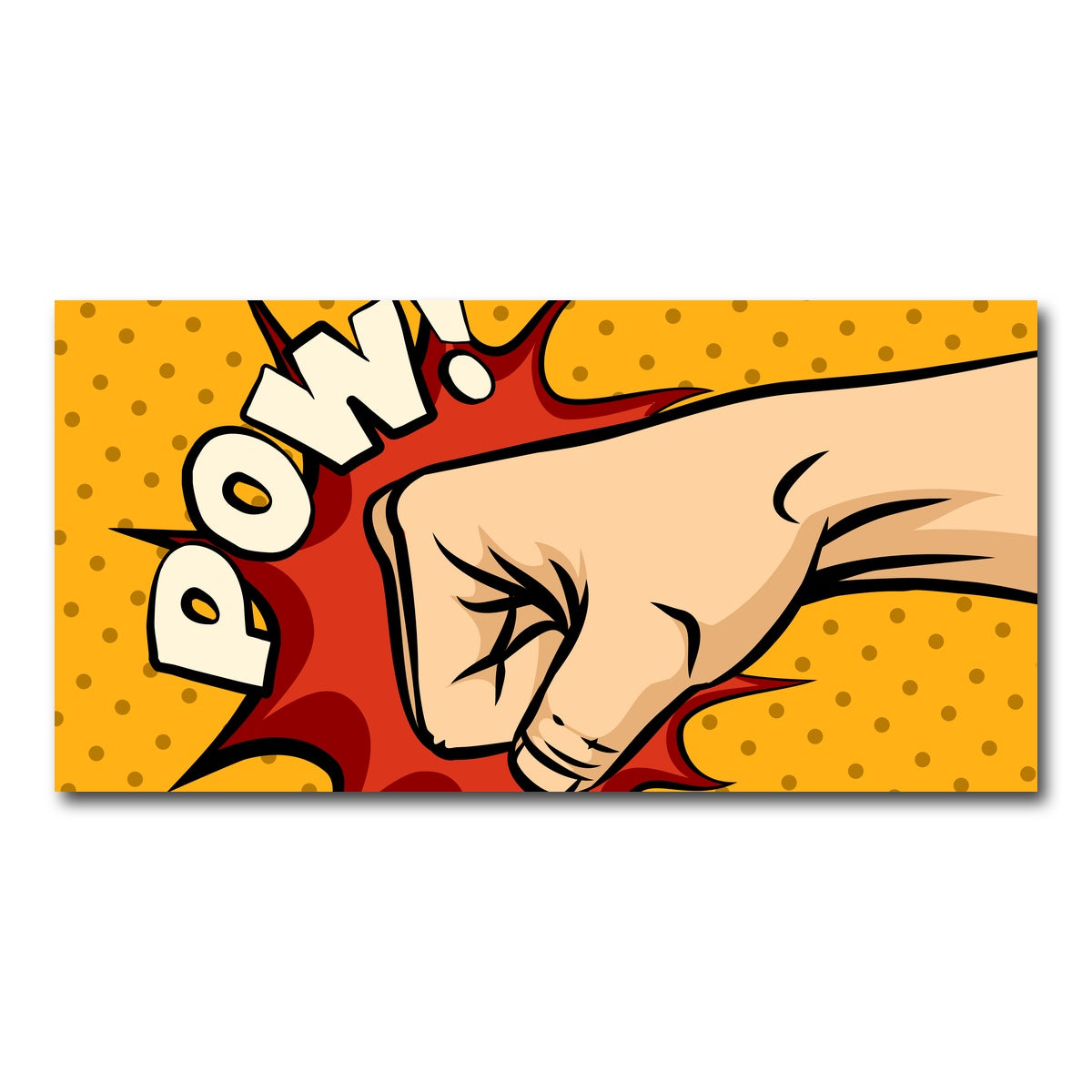 AUTO-MOCKUP WHITE | Pow | 1 Piece | Gallery Wrap Canvas | group=2x1