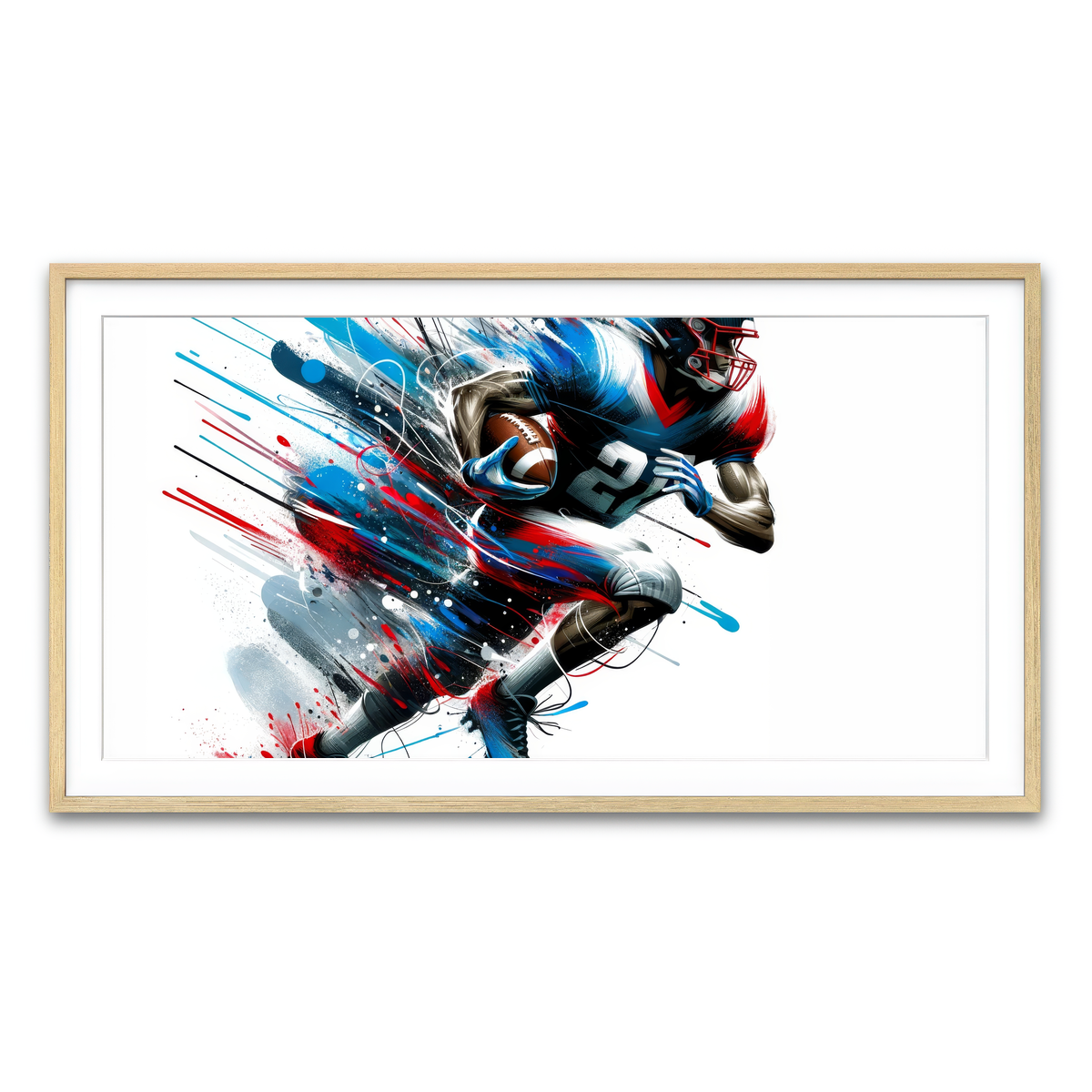 Framed Print 2x1 Natural