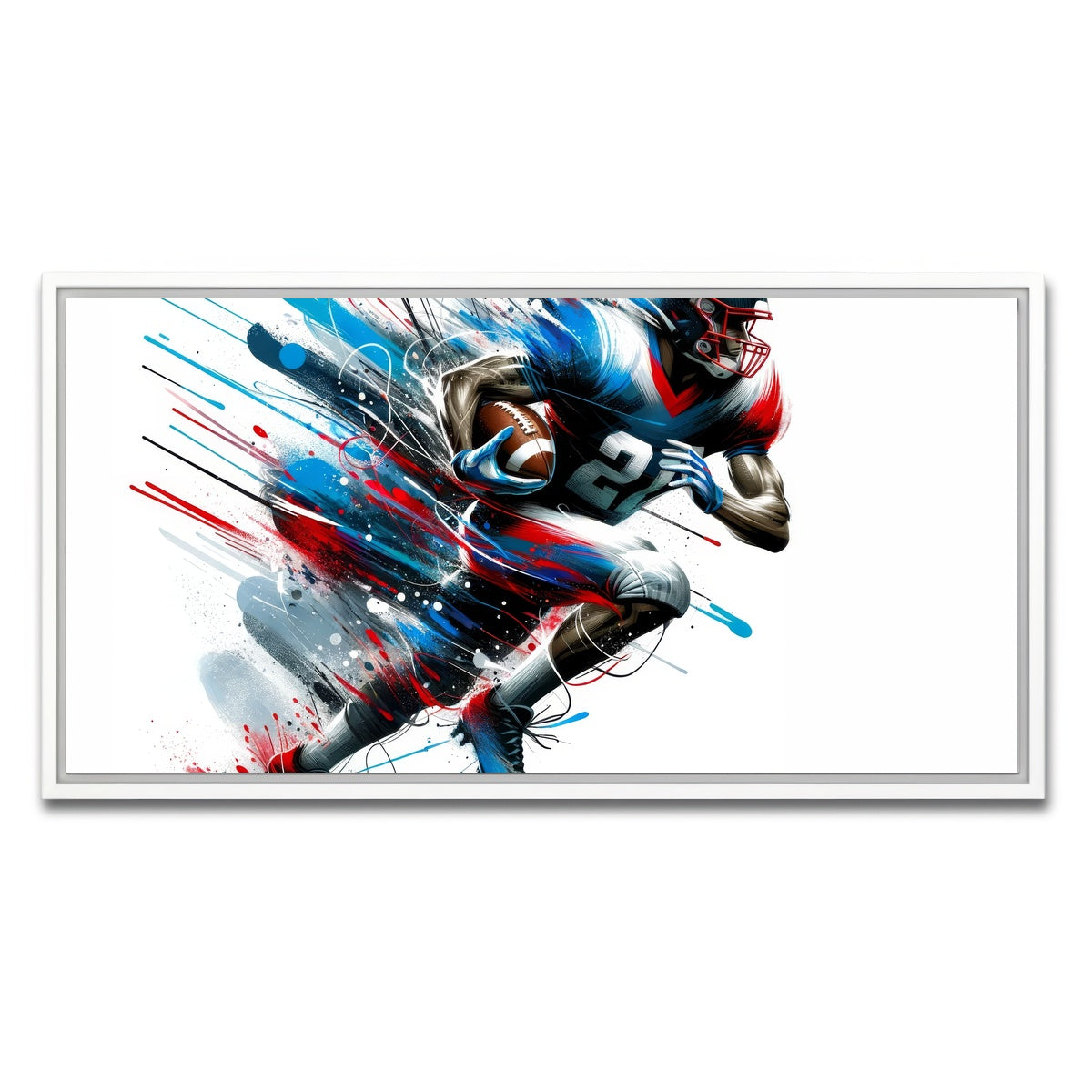 AUTO-MOCKUP WHITE | Power and Agility | 1 Piece | White Framed Canvas | group=2x1