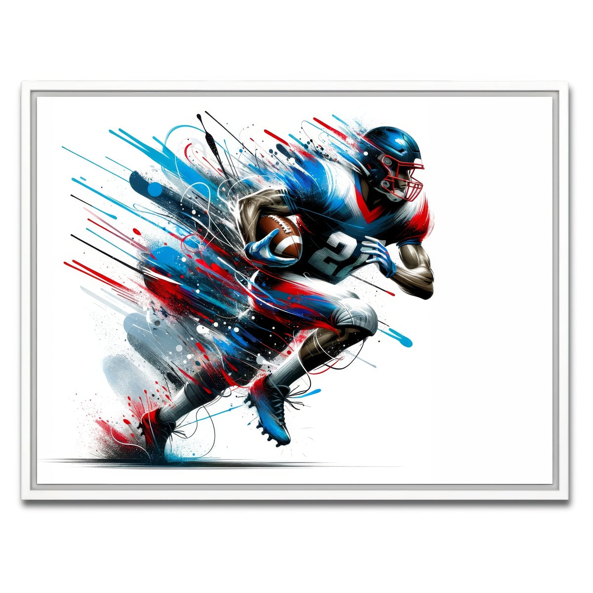 AUTO-MOCKUP WHITE | Power and Agility | 1 Piece | White Framed Canvas | group=4x3