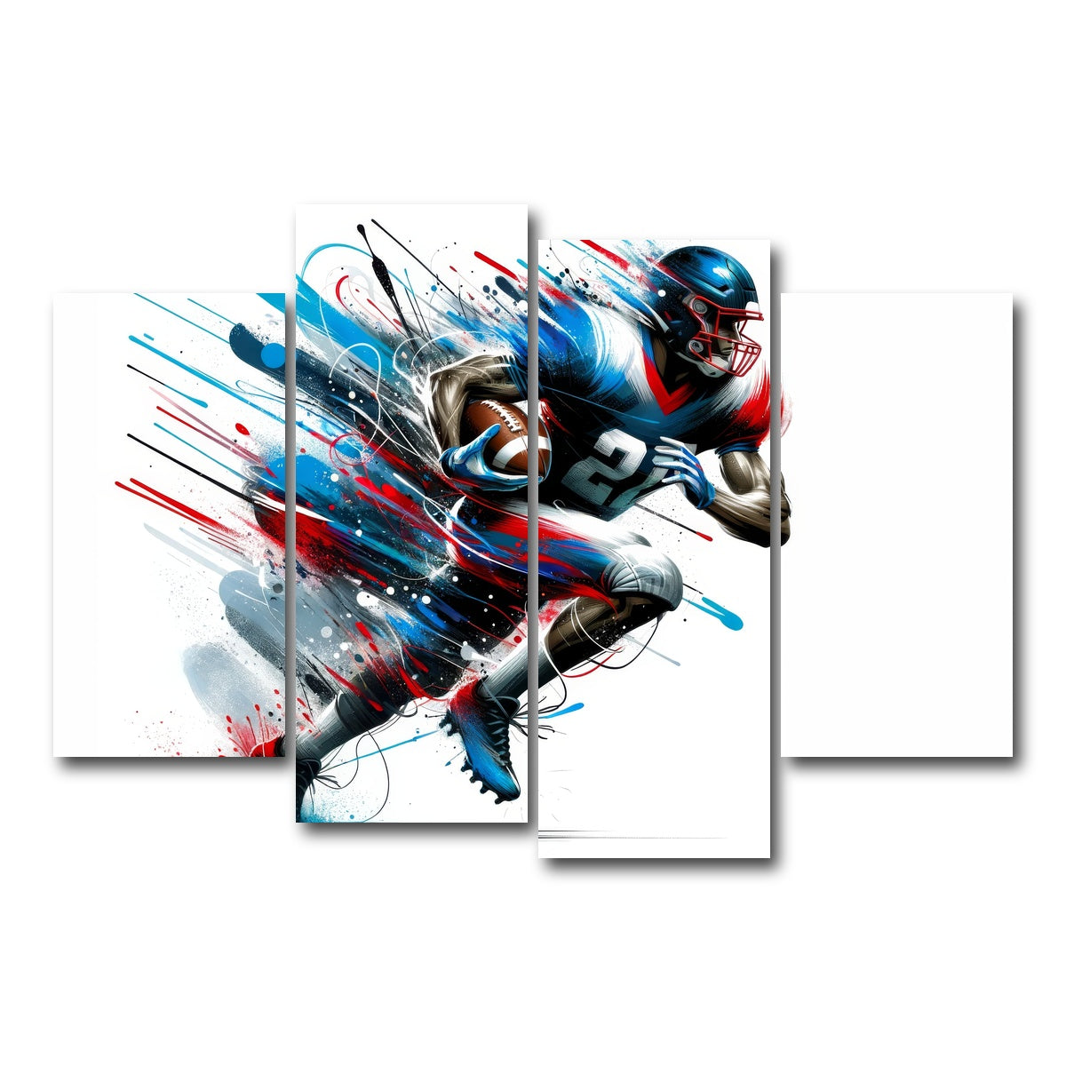 AUTO-MOCKUP WHITE | Power and Agility | 4 Piece | Gallery Wrap Canvas | group=4_short