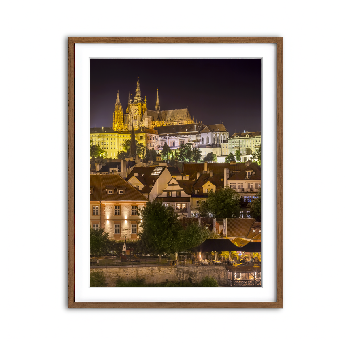 Framed Print 3x4 Walnut