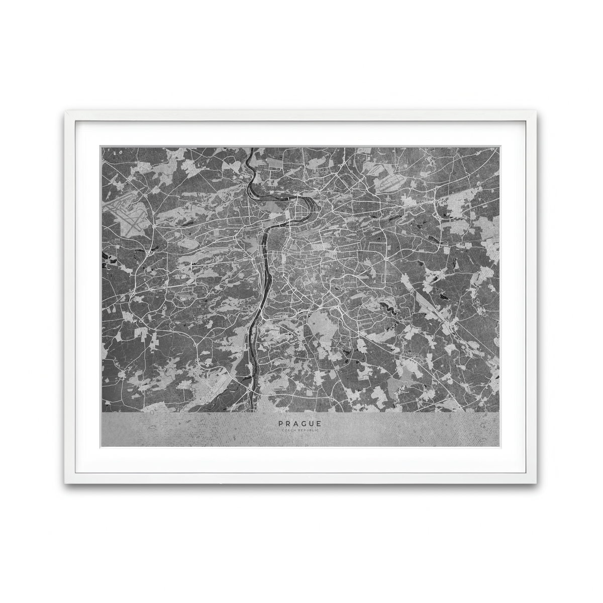 Framed Print 4x3 White