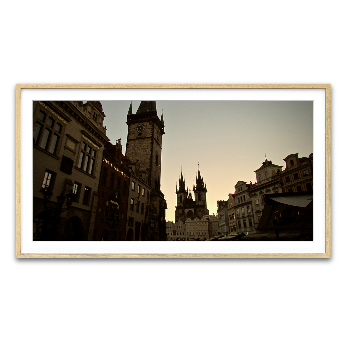 Framed Print 2x1 Natural