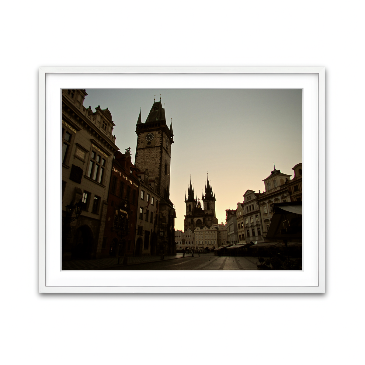 Framed Print 4x3 White